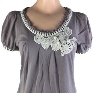 Anthropologie C Keer Top Shirt Size Small